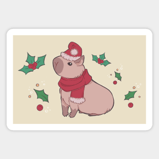 Christmas Capybara [Colour] Magnet